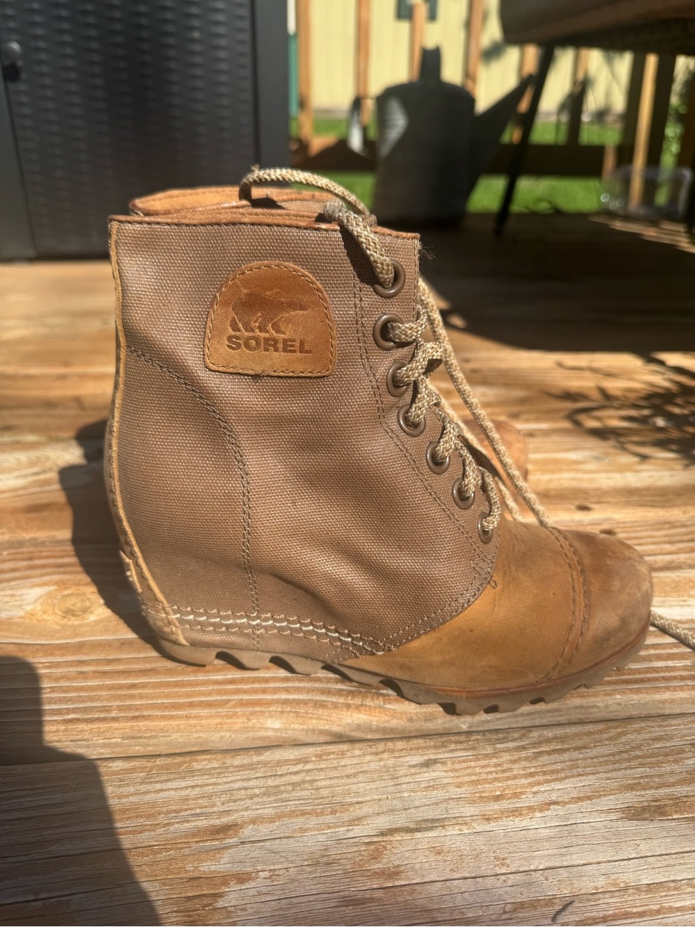 Sorel Kids Brown Lace-Up Ankle Boots